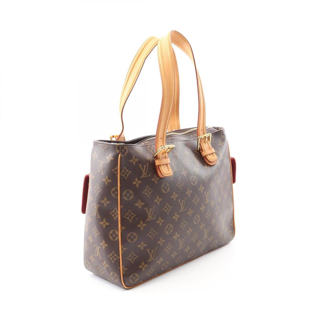 Louis Vuitton Multiplicit Monogram Handbag Canvas Leather Brown